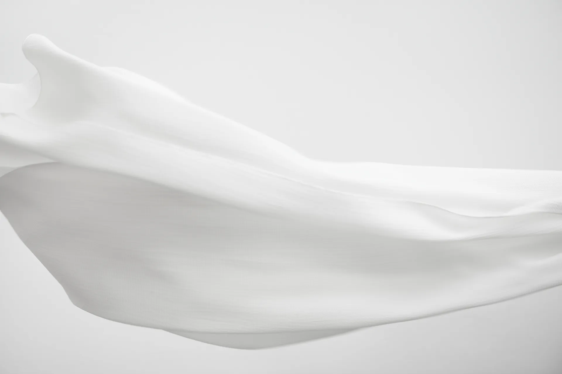 White Fabric Texture Background Design Element